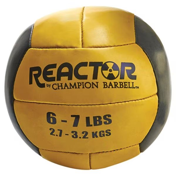 19 - 20 lbs Medicine Ball, Yellow, Konika Exports, Mfr#: KO467376